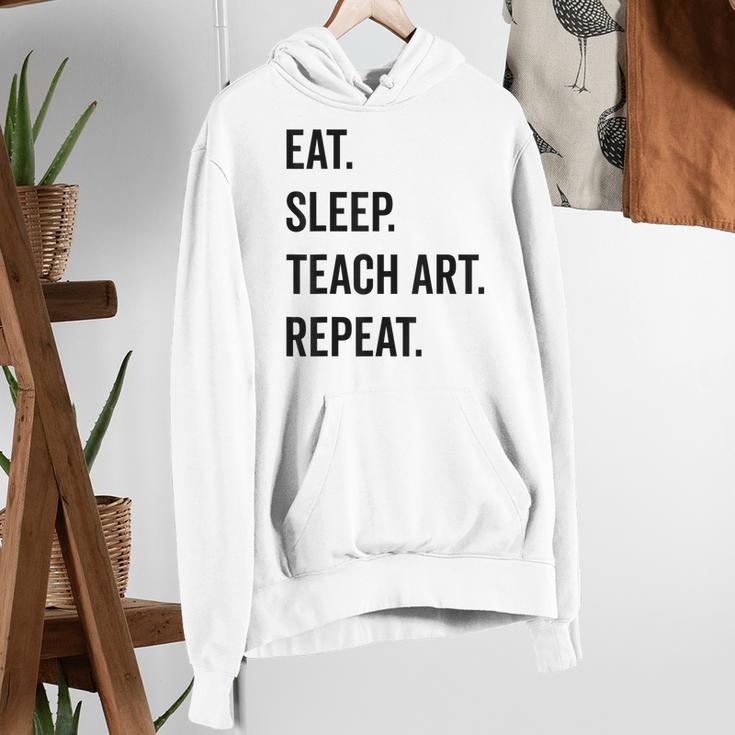 Eat Sleep Teach Art Repeat Teaching Art Teacher Women's Hoodie, funny gift Eat Sleep Teach Art Repeat Teaching Art Teacher Women's Hoodie, funny gift
