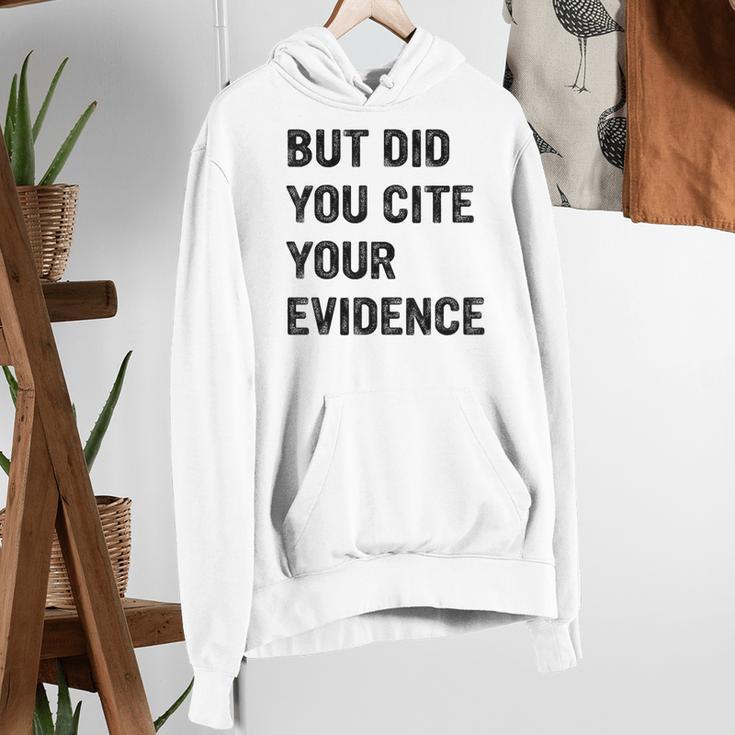 English Teacher But Did You Cite Your Evidence Women's Hoodie, English Teacher Hoodies, funny gift