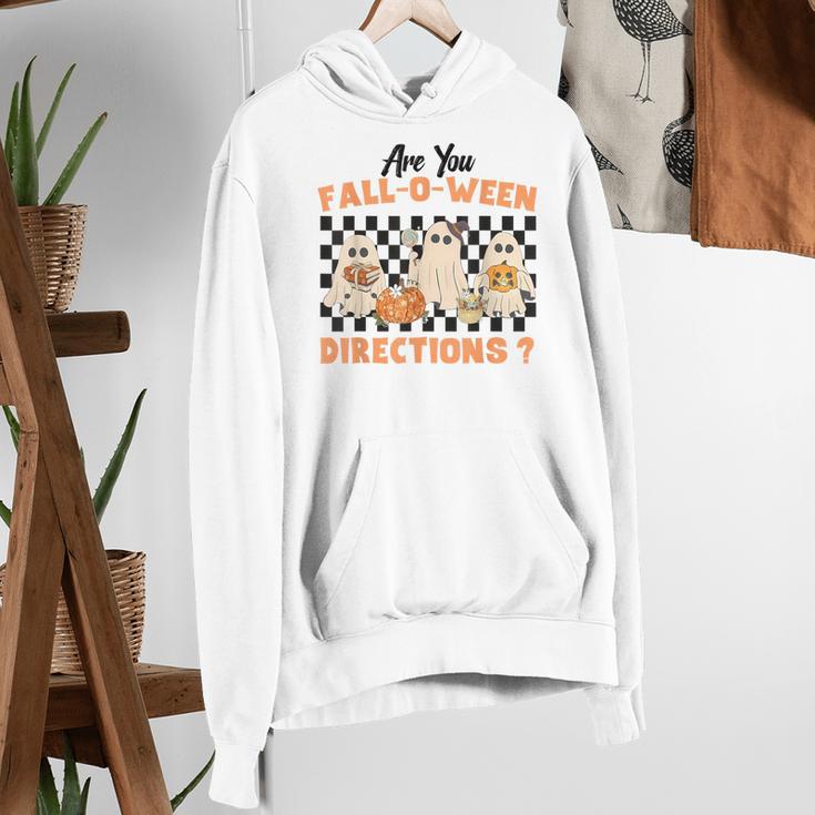 Are You Fall-O-Ween Directions Halloween Ghost Fall Teacher Women's Hoodie, funny gift