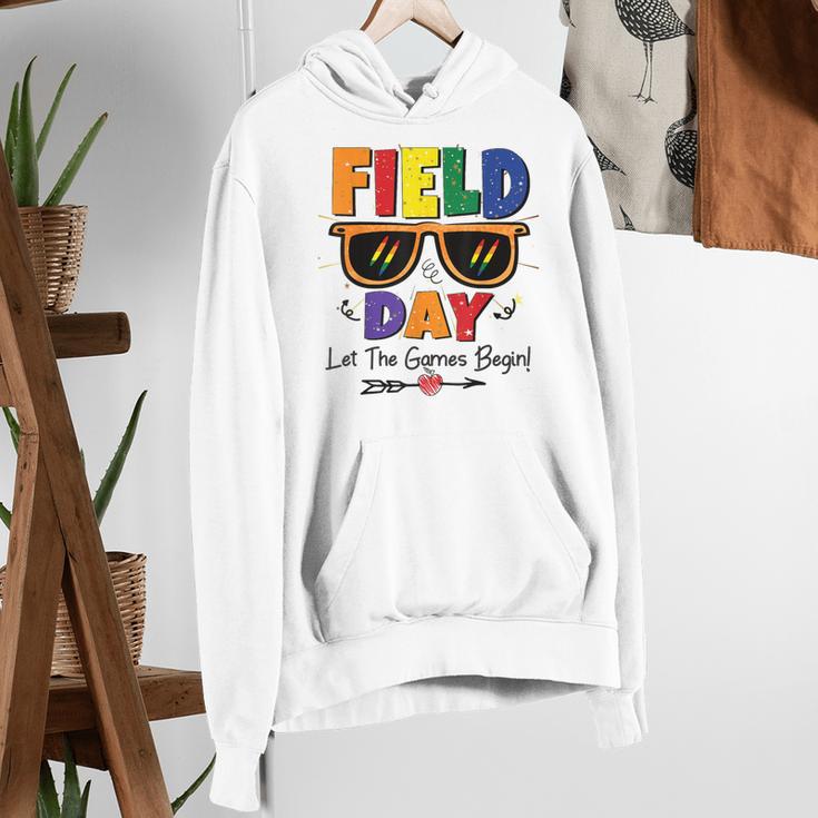 Field Day 2025 Let The Games Begin Kids Boys Girls Teachers Women's Hoodie, funny gift