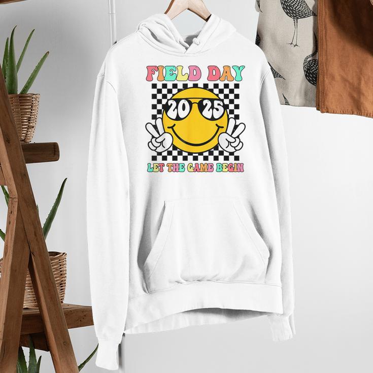Field Day 2025 Let The Games Begin Yellow Team Teachers Kids Women's Hoodie, funny gift Field Day 2025 Let The Games Begin Yellow Team Teachers Kids Women's Hoodie, funny gift