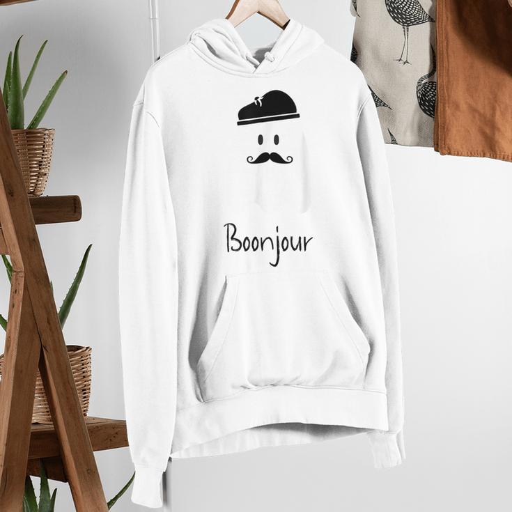 French Teacher Halloween Bonjour Ghost Women's Hoodie, funny gift
