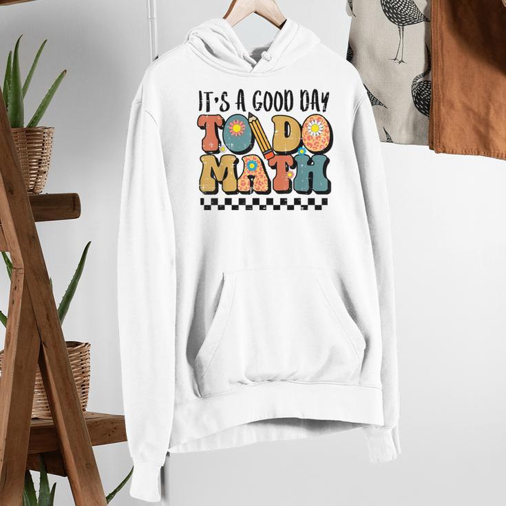 Good Day To Do Math Teacher Vintage Groovy Nerd Women Men Women's Hoodie, Groovy Teacher Hoodies, funny gift