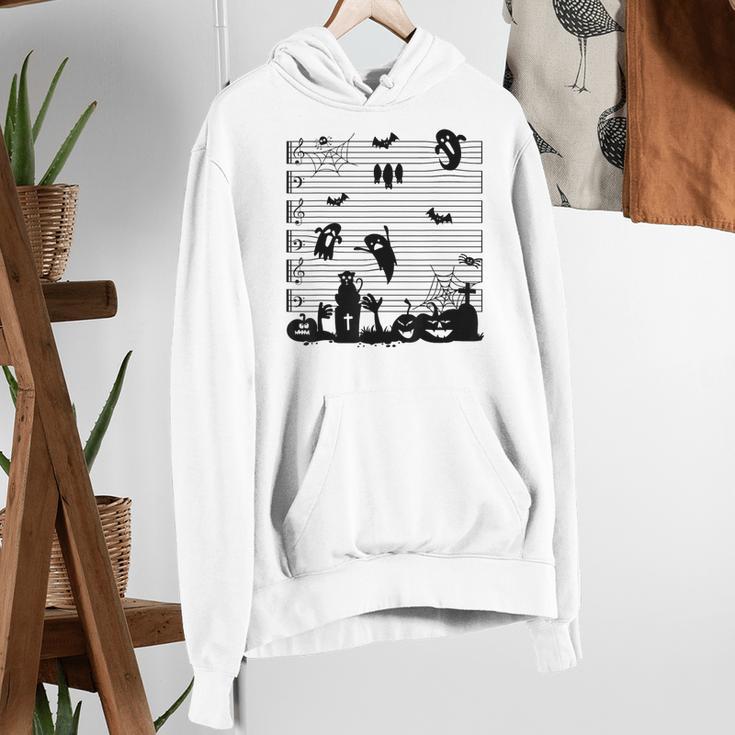 Halloween Music Note Clefs Spooky Ghost For Music Teacher Women's Hoodie, funny gift Halloween Music Note Clefs Spooky Ghost For Music Teacher Women's Hoodie, funny gift