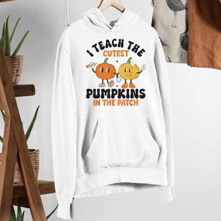Halloween Teacher I Teach The Cutest Pumpkins In The Patch Women's Hoodie, funny gift