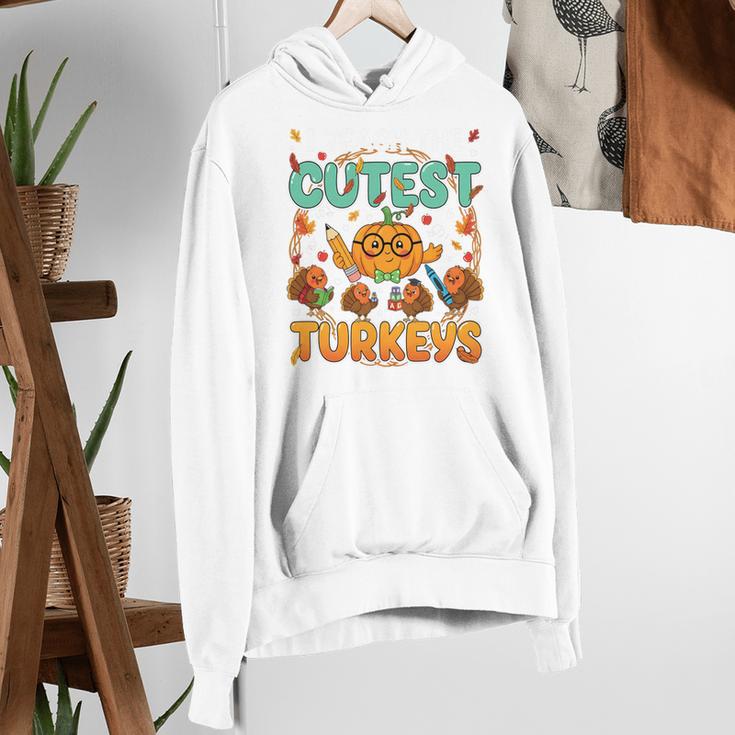Humor I Teach The Cutest Turkeys Thanksgiving Teacher Women's Hoodie, funny gift Humor I Teach The Cutest Turkeys Thanksgiving Teacher Women's Hoodie, funny gift