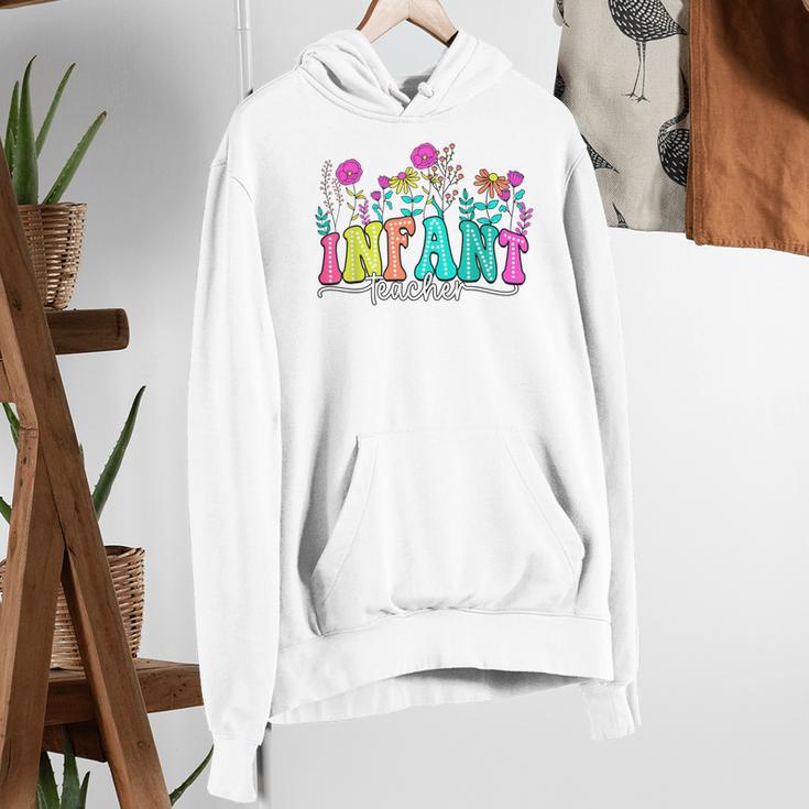 Infant Teacher Floral First Day Back To School Teaching Women's Hoodie, funny gift