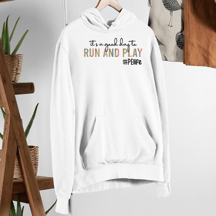 It's a Good Day To Run And Play Leopard PE Teacher Life Women's Hoodie, Pe Teacher Hoodies, funny gift It's a Good Day To Run And Play Leopard PE Teacher Life Women's Hoodie, Pe Teacher Hoodies, funny gift