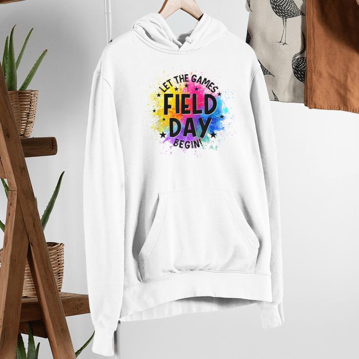 Let The Games Begin Field Day Fun Day Teachers Boys Girls Women's Hoodie, funny gift