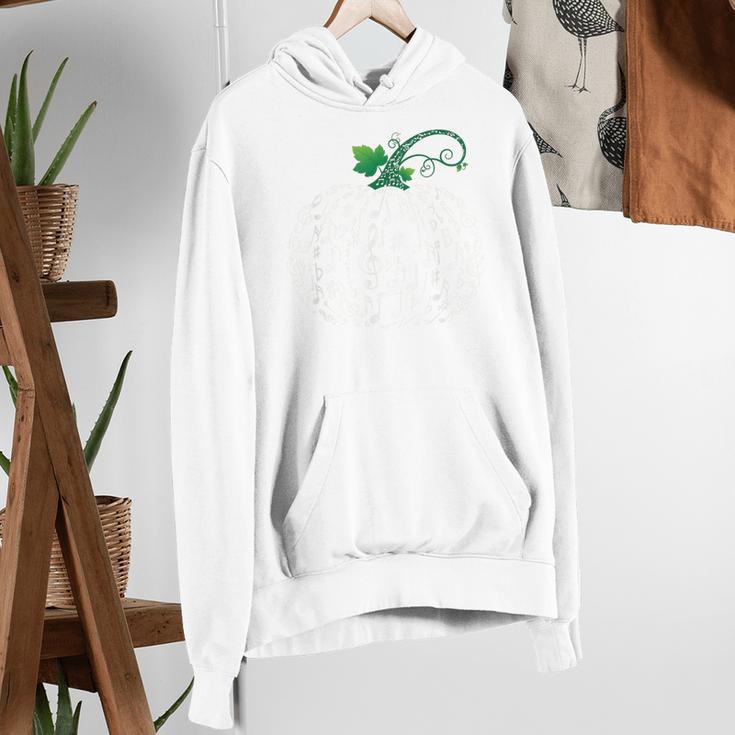Music Notes Pumpkin Fall Music Teacher Women's Hoodie, funny gift Music Notes Pumpkin Fall Music Teacher Women's Hoodie, funny gift