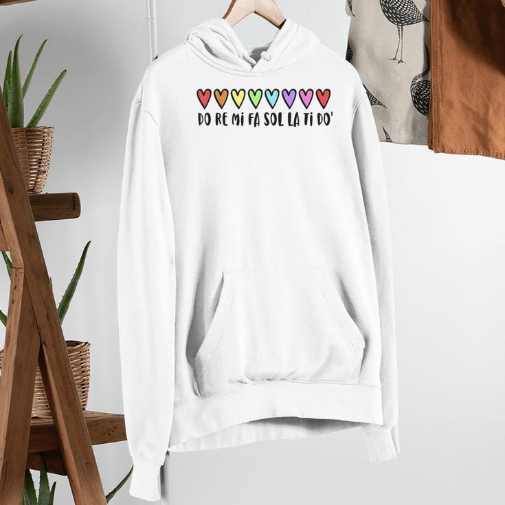 Music Teacher Hearts Music Teaching Women's Hoodie, funny gift