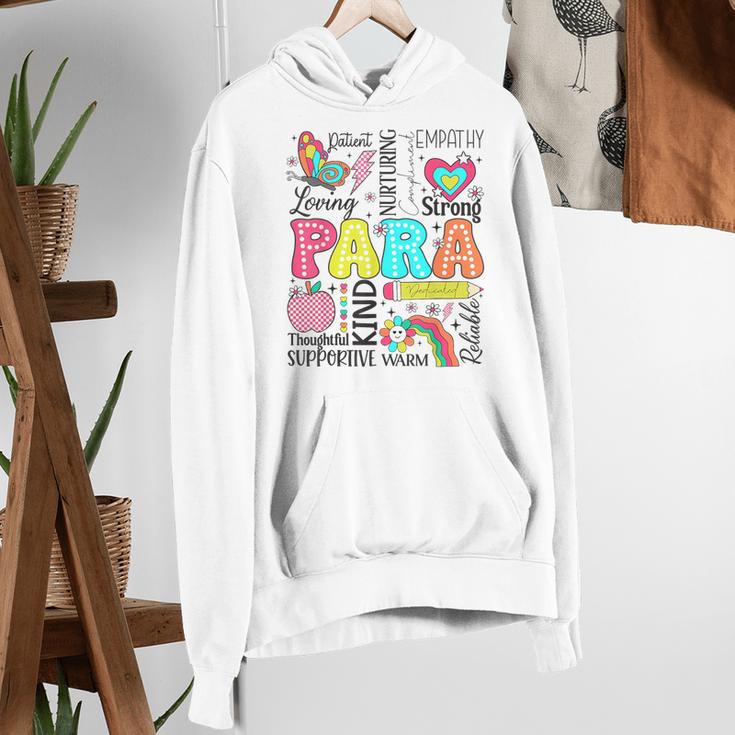 Para Paraprofessional Paraeducator Teacher Back To School Women's Hoodie, funny gift