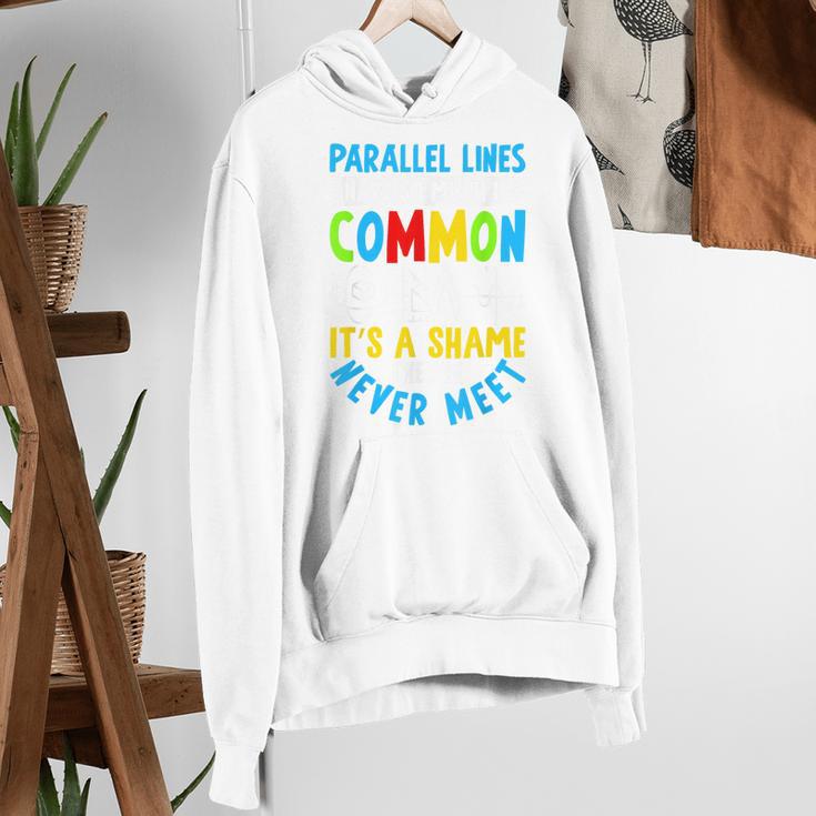 Parallel Lines Math Pun – Teacher Humor Women's Hoodie, funny gift Parallel Lines Math Pun – Teacher Humor Women's Hoodie, funny gift