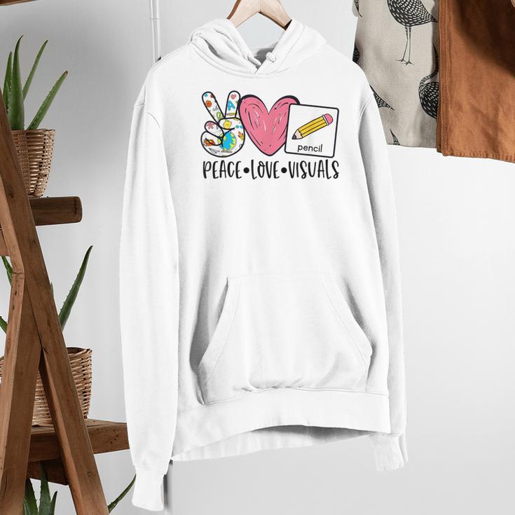 Peace Love Visuals Special Education Teacher Dream Team Women's Hoodie, funny gift