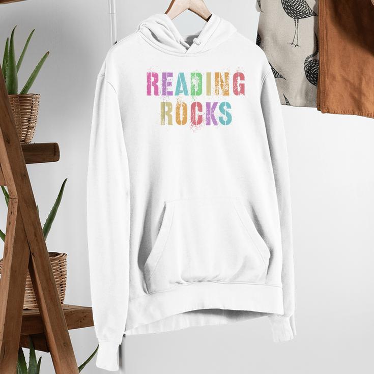 READING ROCKS English Teacher ELA ABCD Read Star Kinder Women's Hoodie, English Teacher Hoodies, funny gift