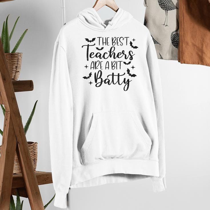 Retro The Best Teachers Are A Bit Batty Halloween Teacher Women's Hoodie, funny gift Retro The Best Teachers Are A Bit Batty Halloween Teacher Women's Hoodie, funny gift