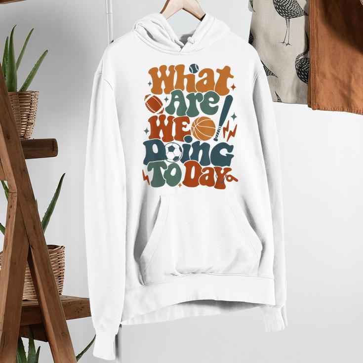 Retro PE Teacher What Are We Doing Today School Coach Women Women's Hoodie, Pe Teacher Hoodies, funny gift