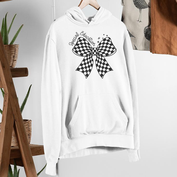 Retro Special Education Squad Coquette Bow SPED Teacher Women's Hoodie, funny gift Retro Special Education Squad Coquette Bow SPED Teacher Women's Hoodie, funny gift