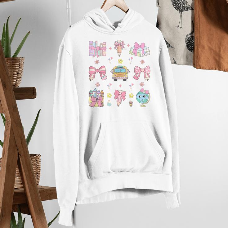 School Pencils And Bows Teacher Bow Coquette Pencil Girls Women's Hoodie, funny gift School Pencils And Bows Teacher Bow Coquette Pencil Girls Women's Hoodie, funny gift