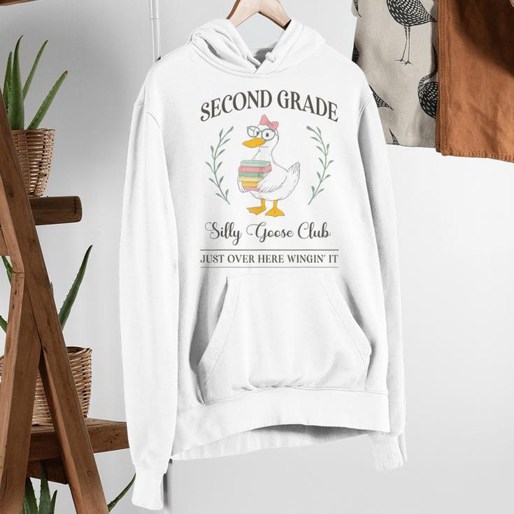 Second Grade Silly Goose Club For Teacher Or Student Women's Hoodie, funny gift