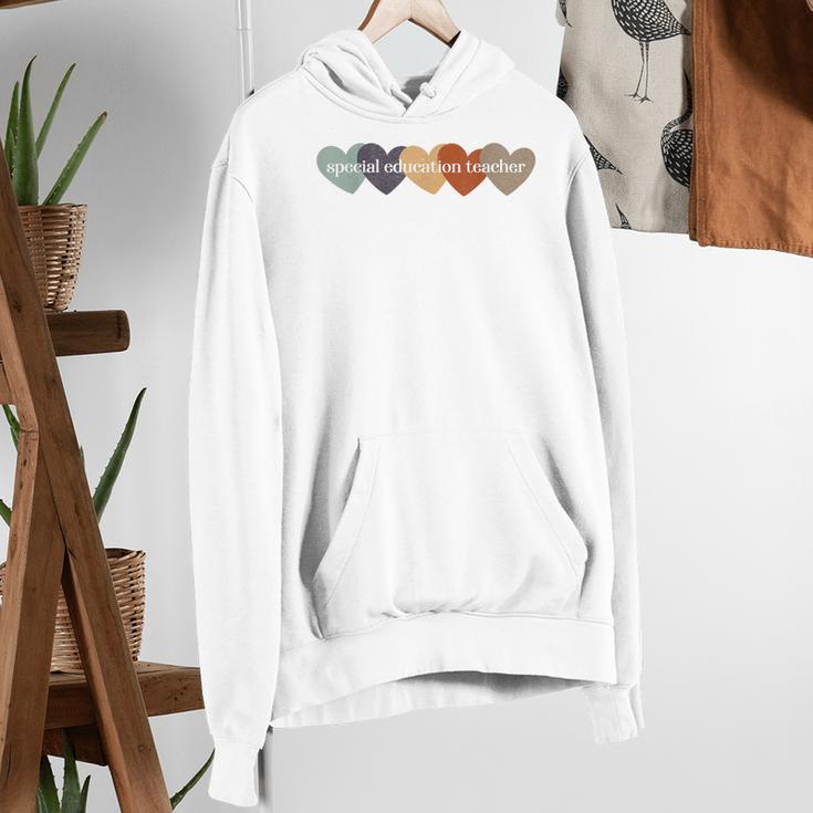 Special Education Teacher Heart Back To School Teach Rainbow Men Women Girls Kids Women's Hoodie, funny gift