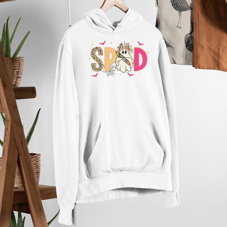 Sped Teacher Halloween Ghost Special Education Preppy Fall Women's Hoodie, funny gift Sped Teacher Halloween Ghost Special Education Preppy Fall Women's Hoodie, funny gift
