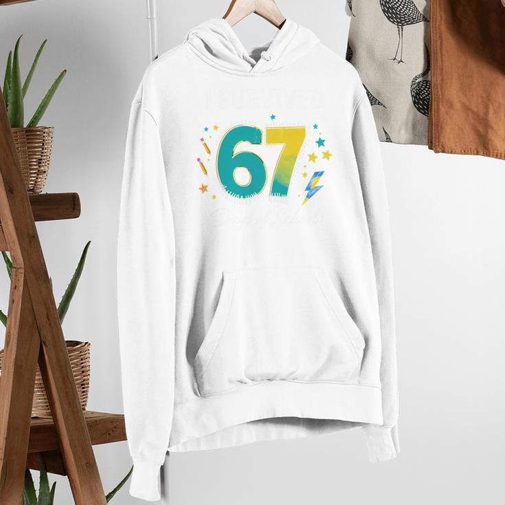 I Survived 67 Days Of School Teachers Students Meme Women's Hoodie, funny gift I Survived 67 Days Of School Teachers Students Meme Women's Hoodie, funny gift