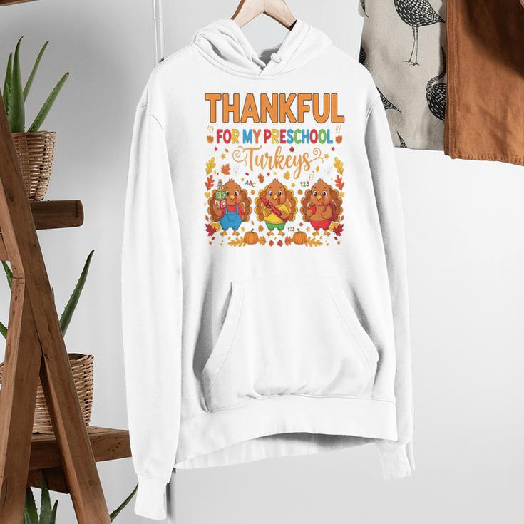 Teach Thanksgiving Teacher Thankful For My Preschool Turkeys Women's Hoodie, funny gift Teach Thanksgiving Teacher Thankful For My Preschool Turkeys Women's Hoodie, funny gift