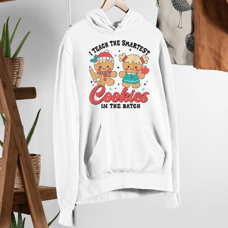 Teacher Of Smart Cookies Cute Gingerbread Teacher Christmas Women's Hoodie, funny gift