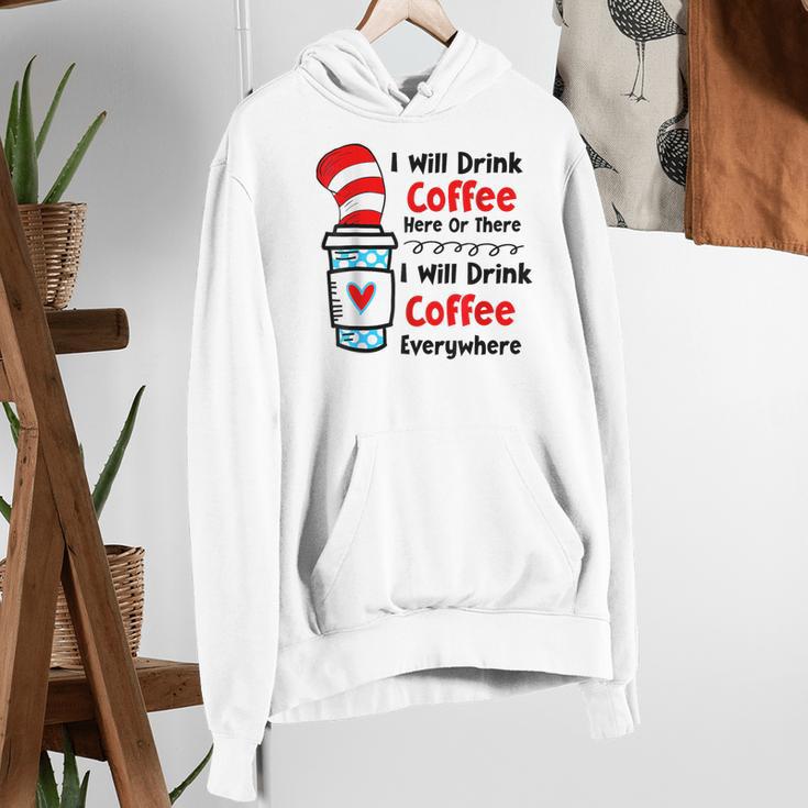 Teaching I Will Drink Coffee Here Or There Teacher Women's Hoodie, funny gift Teaching I Will Drink Coffee Here Or There Teacher Women's Hoodie, funny gift