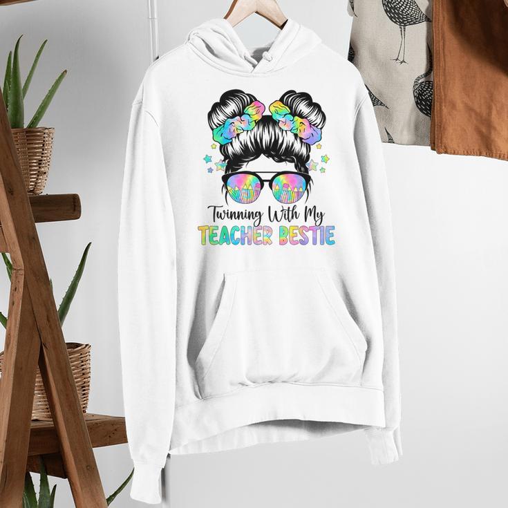 Twin Day Friends Teacher Twinning With My Bestie Women's Hoodie, funny gift Twin Day Friends Teacher Twinning With My Bestie Women's Hoodie, funny gift
