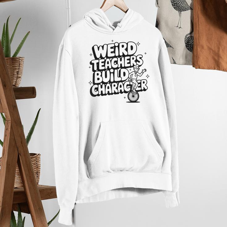Weird Teachers Build Character School Pun Women's Hoodie, funny gift Weird Teachers Build Character School Pun Women's Hoodie, funny gift