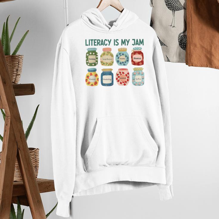 Women Literacy Is My Jam Literacy Teacher Reading Teacher Women's Hoodie, funny gift Women Literacy Is My Jam Literacy Teacher Reading Teacher Women's Hoodie, funny gift