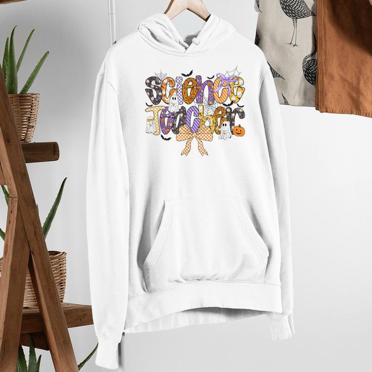 Women Spooky Science Teacher Halloween Science Stem Teacher Women's Hoodie, Science Teacher Hoodies, funny gift