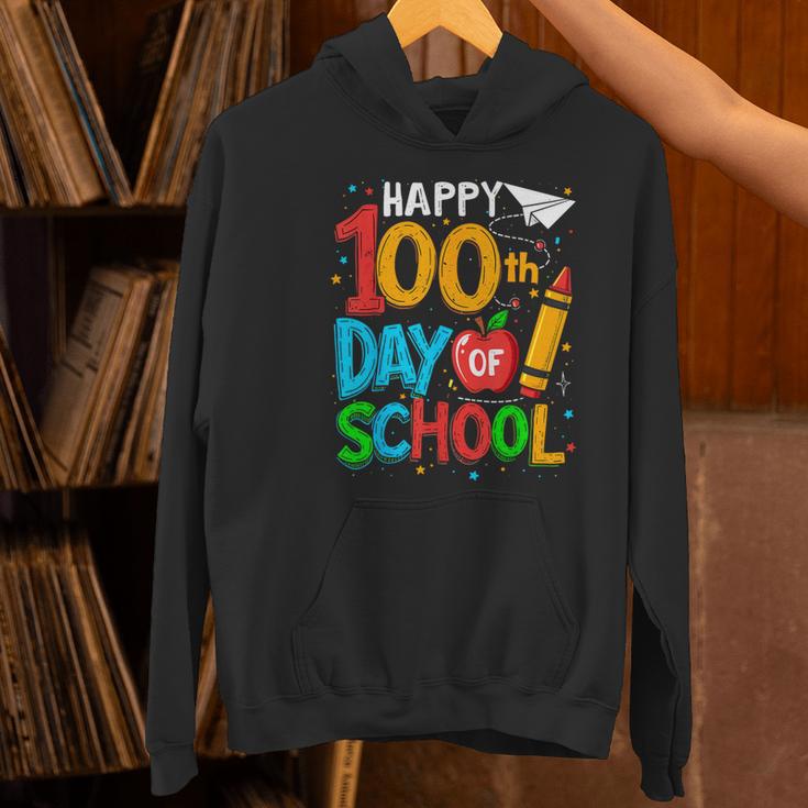 100th Day Of School Teachers Kids Happy 100 Days Women's Hoodie, gift for family, gift for coworker 100th Day Of School Teachers Kids Happy 100 Days Women's Hoodie, gift for family, gift for coworker