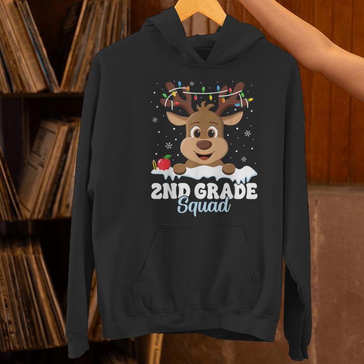 2nd Grade Teacher Christmas Second Grade Squad Reindeer Xmas For Men Women Kids Women's Hoodie, 2nd Grade Teacher Hoodies, gift for family, gift for coworker 2nd Grade Teacher Christmas Second Grade Squad Reindeer Xmas For Men Women Kids Women's Hoodie, 2nd Grade Teacher Hoodies, gift for family, gift for coworker