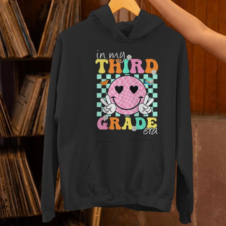 In My 3rd Grade Era Back To School Smile Face Teacher Kid Women's Hoodie, gift for family, gift for coworker In My 3rd Grade Era Back To School Smile Face Teacher Kid Women's Hoodie, gift for family, gift for coworker