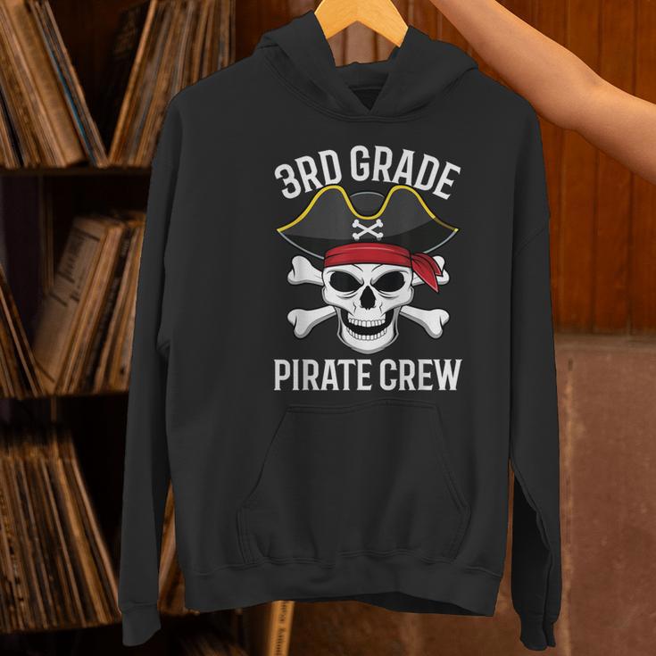 3rd Grade Pirate Crew Halloween Costume Student Teacher Women's Hoodie, gift for family, gift for coworker 3rd Grade Pirate Crew Halloween Costume Student Teacher Women's Hoodie, gift for family, gift for coworker