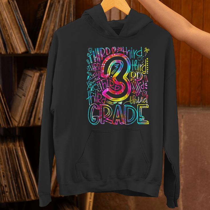 3rd Grade Typography Team Third Grade Teacher Back To School Women's Hoodie, gift for family, gift for coworker 3rd Grade Typography Team Third Grade Teacher Back To School Women's Hoodie, gift for family, gift for coworker