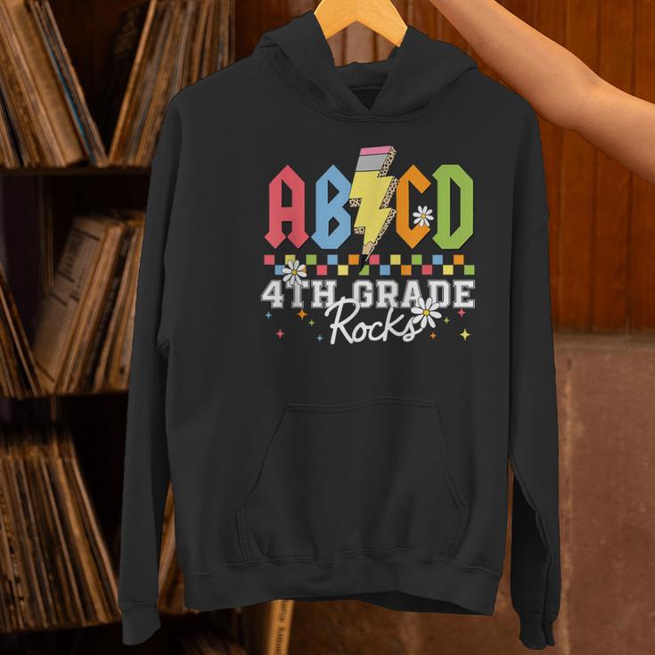 4th Grade Rocks ABCD Back To School Rock Teachers Women's Hoodie, gift for family, gift for coworker 4th Grade Rocks ABCD Back To School Rock Teachers Women's Hoodie, gift for family, gift for coworker