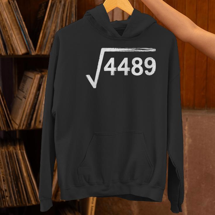 67 Meme Math Teacher Square Root 4489 Women's Hoodie, gift for family, gift for coworker