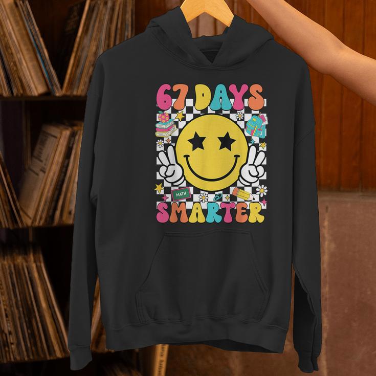 67th Day Of School Shirt 67 Days Smarter Teacher Boy Girls Women's Hoodie, gift for family, gift for coworker