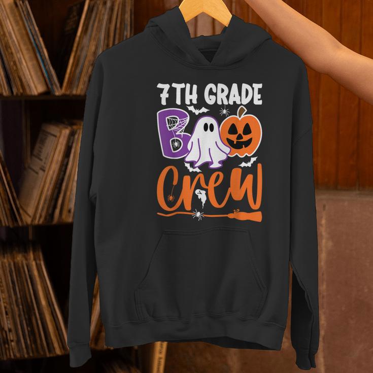 7th Grade Boo Crew Teacher Student Halloween Costume Women's Hoodie, gift for family, gift for coworker