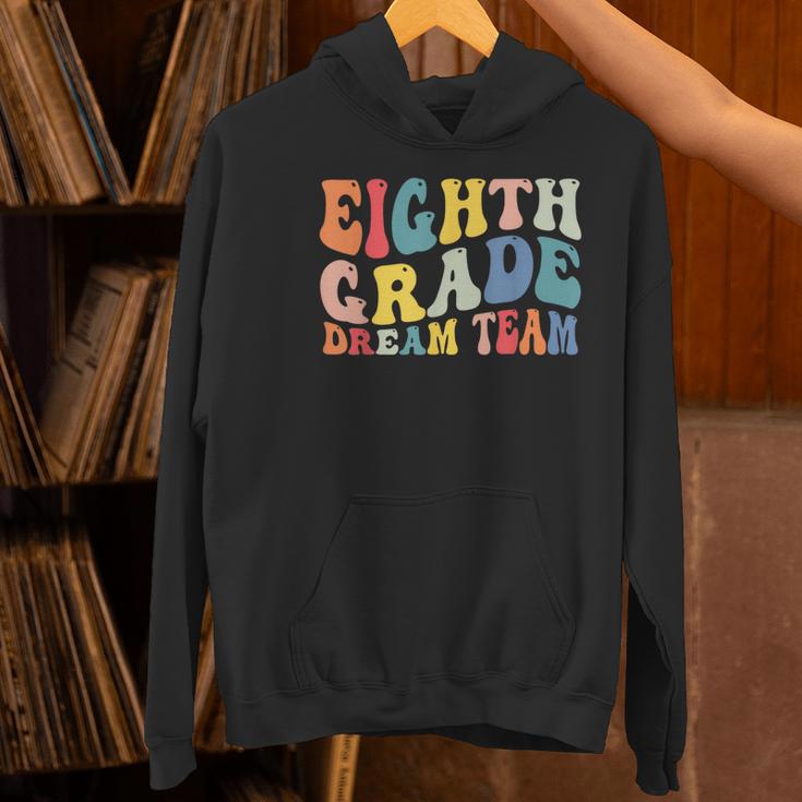 8th Grade Dream Team Teachers Boys Kids Retro Back To School Women's Hoodie, gift for family, gift for coworker 8th Grade Dream Team Teachers Boys Kids Retro Back To School Women's Hoodie, gift for family, gift for coworker
