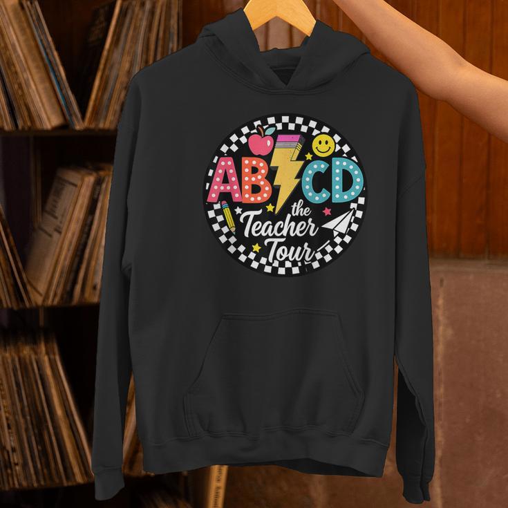 ABCD The Teacher Tour Back To School First Day Of School Women's Hoodie, gift for family, gift for coworker ABCD The Teacher Tour Back To School First Day Of School Women's Hoodie, gift for family, gift for coworker