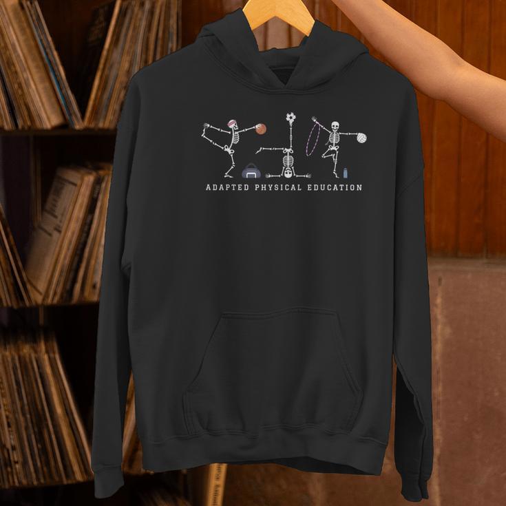 Adapted Physical Education Teacher Skeleton Sports Phys Ed Women's Hoodie, gift for family, gift for coworker Adapted Physical Education Teacher Skeleton Sports Phys Ed Women's Hoodie, gift for family, gift for coworker
