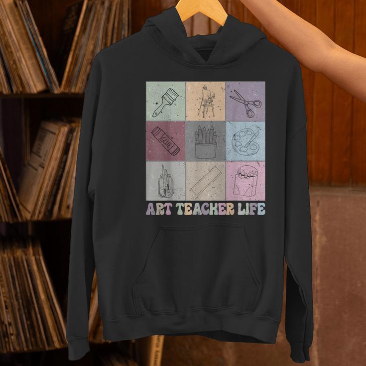 Art Teacher Life Retro Groovy Teaching Future Artists Women's Hoodie, Future Teacher Hoodies, Groovy Teacher Hoodies, gift for family, gift for coworker Art Teacher Life Retro Groovy Teaching Future Artists Women's Hoodie, Future Teacher Hoodies, Groovy Teacher Hoodies, gift for family, gift for coworker