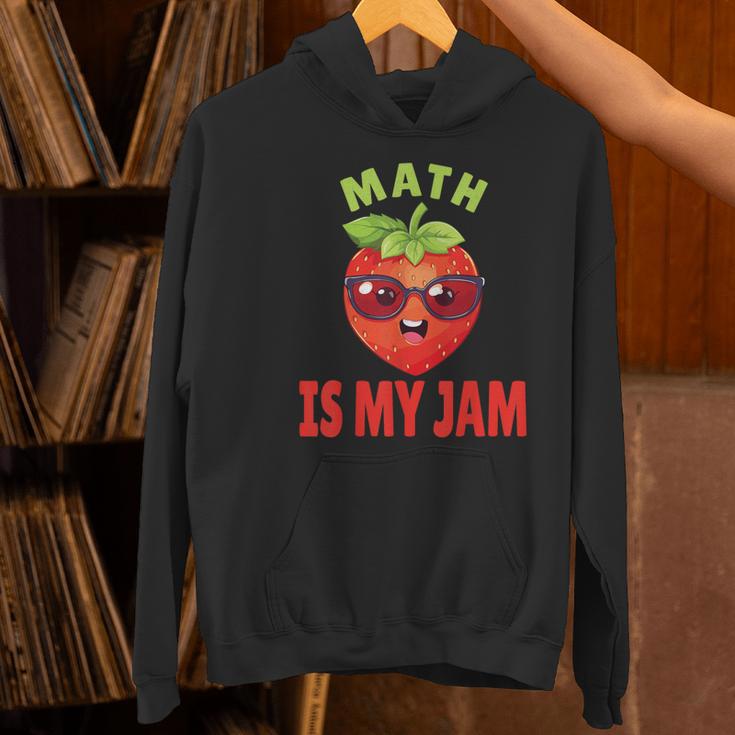 Back To School Math Is My Jam Math Teacher Women's Hoodie, gift for family, gift for coworker