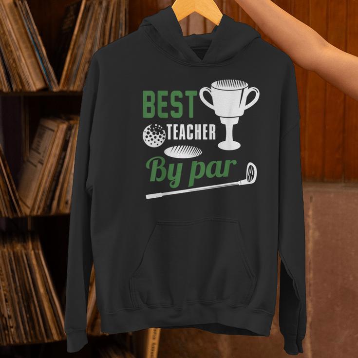 Best Teacher By Par Golf Golfer Women's Hoodie, gift for family, gift for coworker Best Teacher By Par Golf Golfer Women's Hoodie, gift for family, gift for coworker