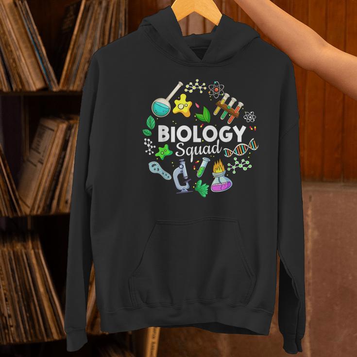 Biology Squad Science Teacher Student Biologist Women's Hoodie, Science Teacher Hoodies, gift for family, gift for coworker